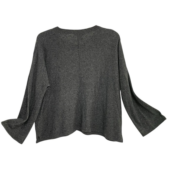 Madewell Grey Donegal Northroad Pullover Sweater size L - Picture 4 of 12